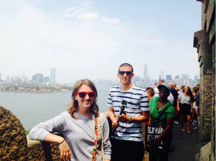 EHS Residents on a Student Life trip to the Statue of Liberty